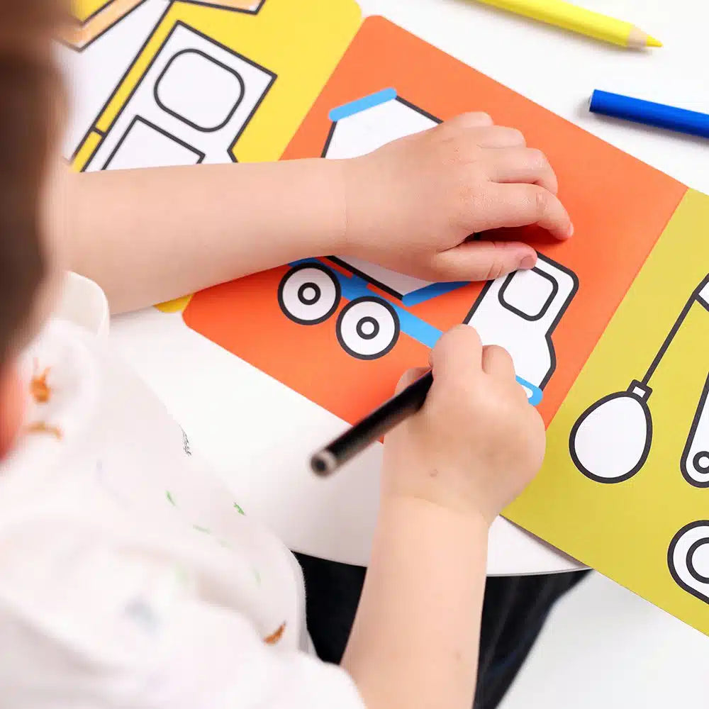 Livro de Colorir Looongo +2A – Veículos| Banana Panda