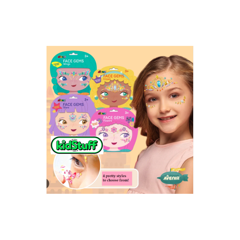 Brilhantes faciais - Coroa