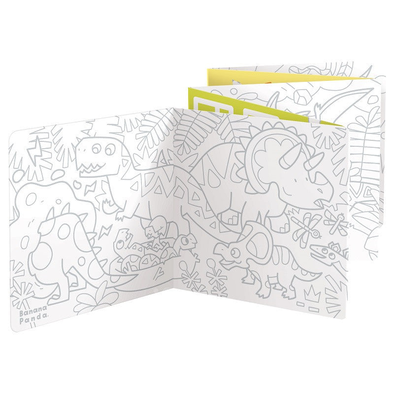 Livro de Colorir Looongo – Dinossauros | Banana Panda
