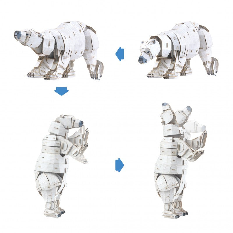 Puzzle 3D ECO - Urso Polar