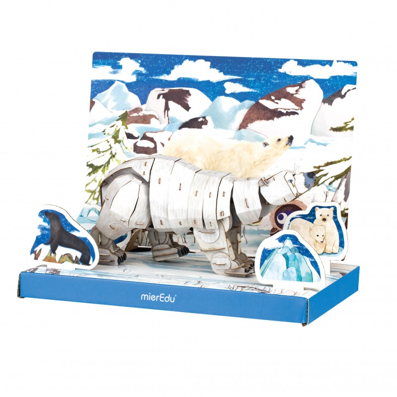Puzzle 3D ECO - Urso Polar