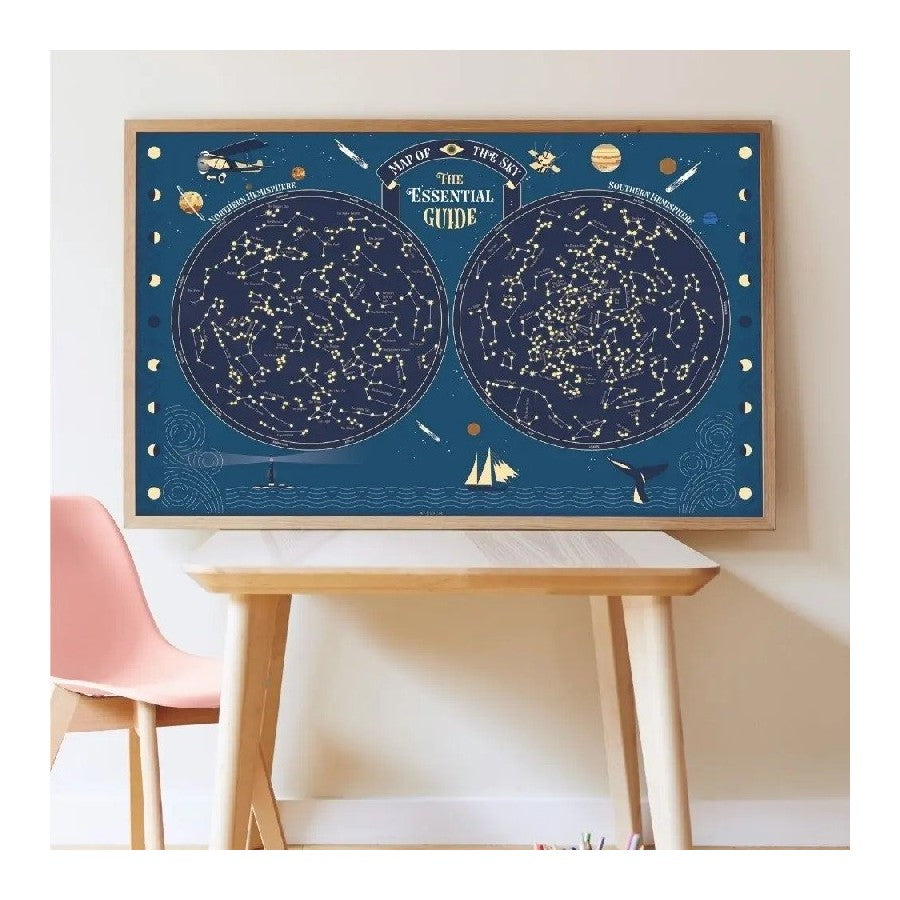 Poster com Autocolantes Descobrir o Céu (brilha no escuro) - PopPik