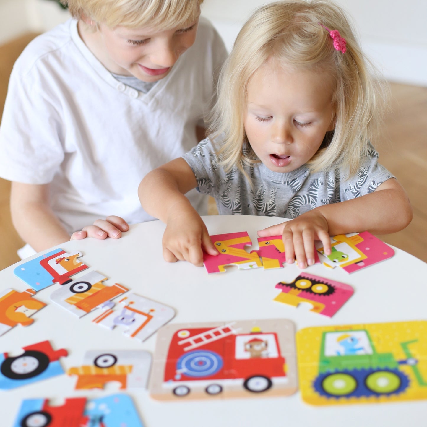 Puzzle Progressivo – Veículos +2A | Banana Panda
