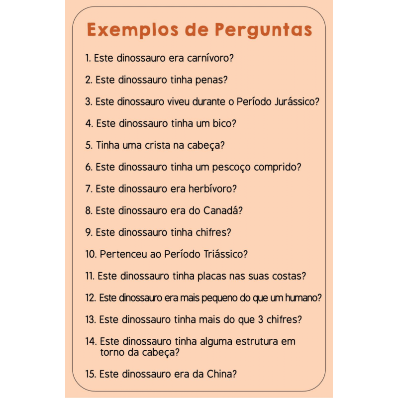 Adivinha em 10 - Dinossauros