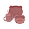Prato com Ventosa Bear Mahogany Rose | Petit Monkey