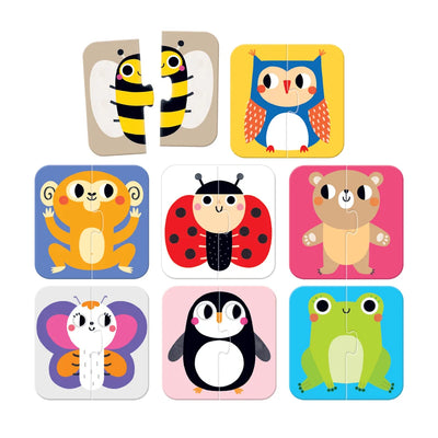 On-The-Go Puzzle Halves Animals | Banana Panda