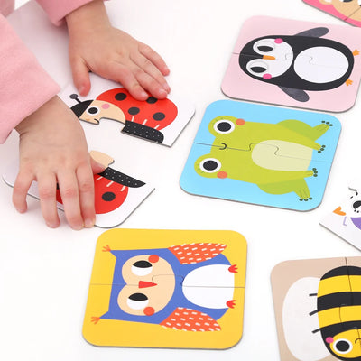 On-The-Go Puzzle Halves Animals | Banana Panda