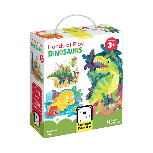 Puzzle Hands at Play Dinosaurs | Banana Panda