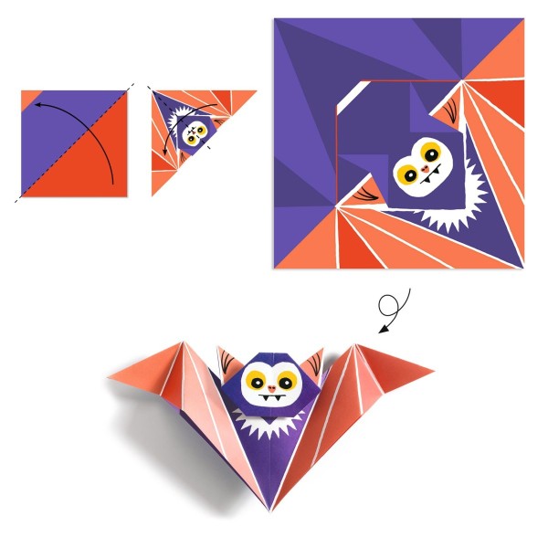 Arrepios - Kit de Origami Nível 1