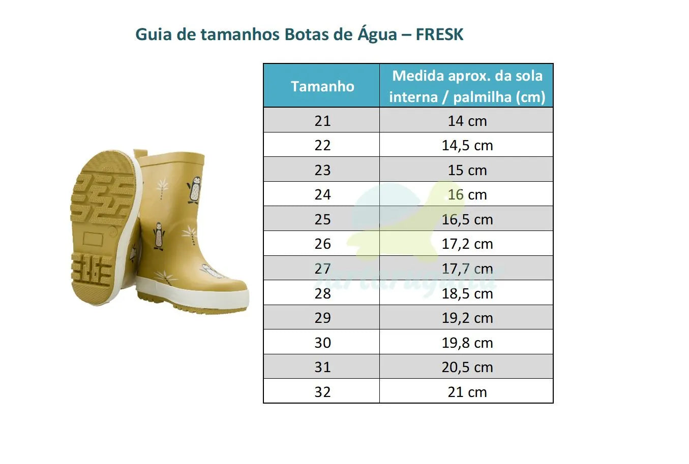 Galocha Veado Verde - Fresk