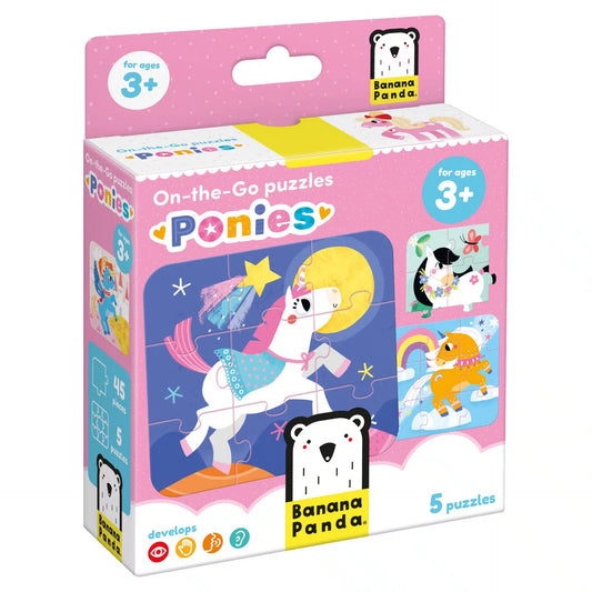 Puzzle Progressivo – Póneis +3A | Banana Panda