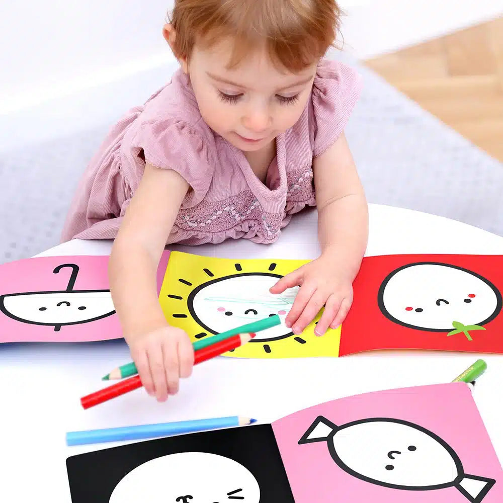 Livro de Colorir Looongo +18m – Cores | Banana Panda
