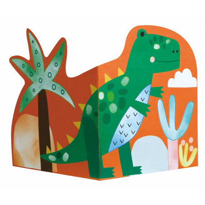 Pintura com Água e Origami – Dinossauros