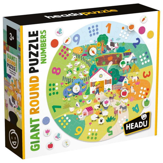 Puzzle Redondo Gigante - Números