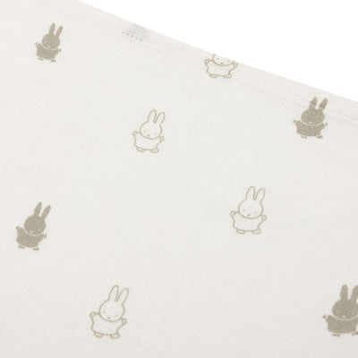 Musselinas Happy Miffy Olive Green (Pack de 3)