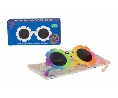 Óculos de sol flexíveis Babiators Flower Power (3-5 Anos)