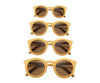 Óculos de sol polarizados flexíveis Buckwheat Plaid Classic (0-2 anos)