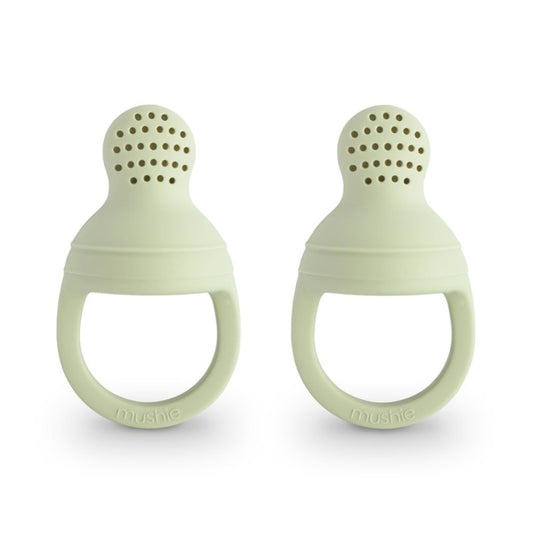 Alimentador Silicone Mushie - Sage (Pack de 2)