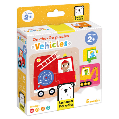 Puzzle Progressivo – Veículos +2A | Banana Panda
