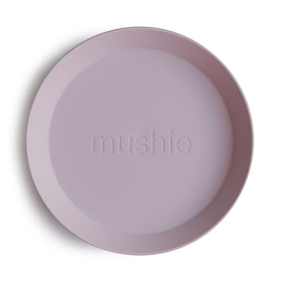 Conjunto 2 pratos redondos Mushie – Solid Lilac