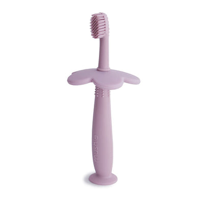 Escova de Dentes Didática Mushie - Flower Soft Lilac