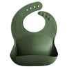 Babete Silicone Mushie - Solid Forest Green